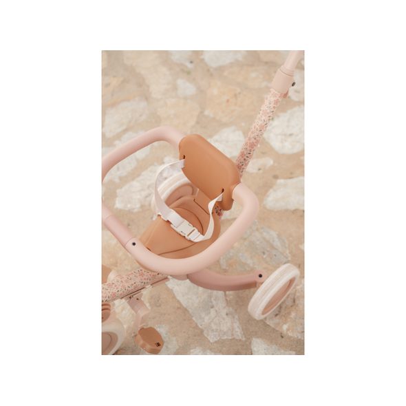 LITTLE DUTCH TŘÍKOLKA 4V1 PINK - TŘÍKOLKY ŠLAPACÍ - NOŠENÍ & SPORT