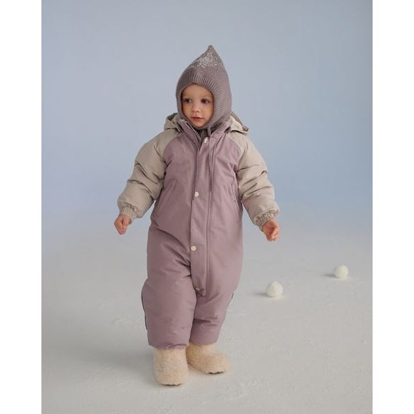 LEOKID ZIMNÍ KOMBINÉZA COLOR BLOCK PINK SLATE VEL. 2 - 3 ROKY (VEL. 92) - ZIMNÍ KOMBINÉZY - PRO DĚTI