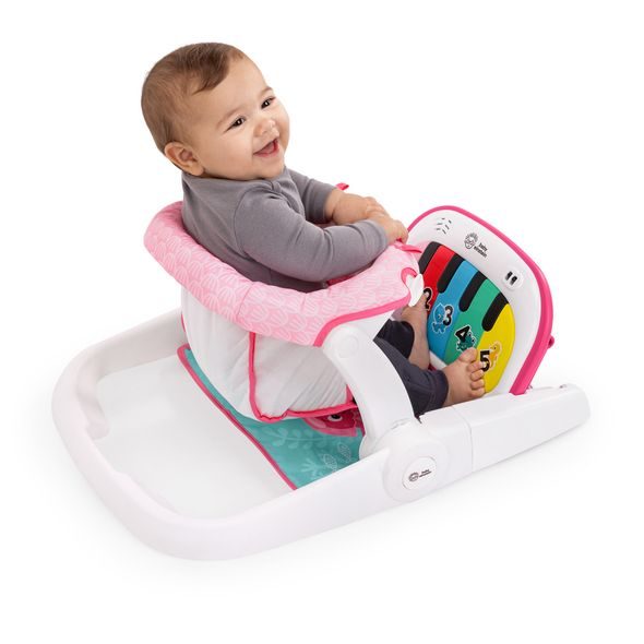 BABY EINSTEIN SEDÁK INTERAKTIVNÍ 4V1 TAPPIN' TUNES™ LEARN-TO-SIT™, 4M+, PINK - HRAČKY SE ZVUKY - PRO DĚTI