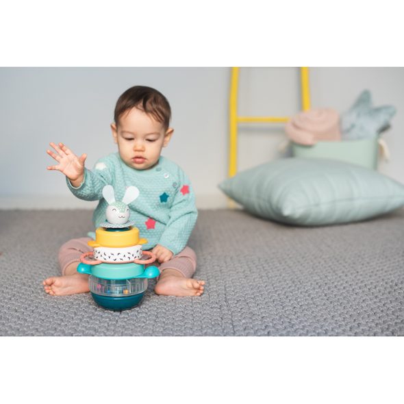 TAF TOYS PYRAMIDA HUNNY BUNNY - STOHOVACÍ HRAČKY - PRO DĚTI
