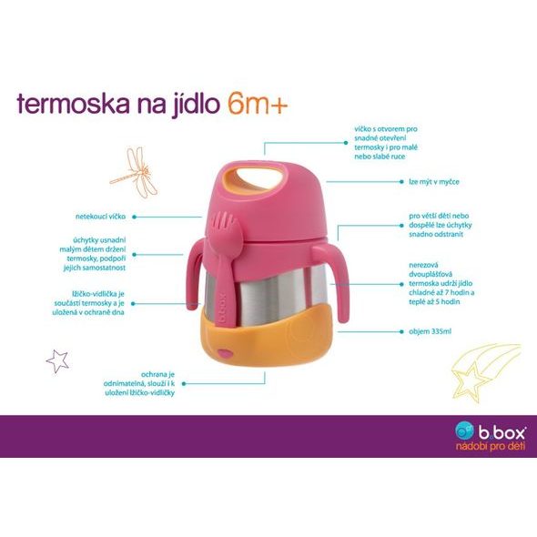 B.BOX VIDLIČKA/LŽIČKA - MODRÁ - LŽIČKY A PŘÍBORY - KRMENÍ