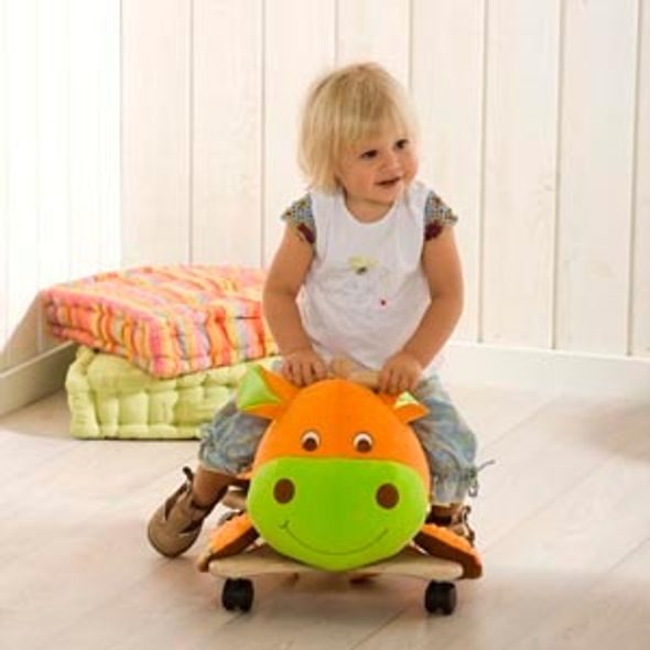 BABYMOOV DŘEVĚNÉ ODRÁŽEDLO HIPPO - POSLEDNÍ KUSY - CHODÍTKA - PRO DĚTI