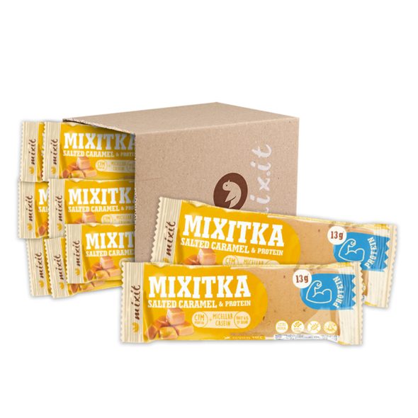Mixit Proteinová Mixitka BEZ LEPKU - Slaný karamel (43g) - Mixit ...