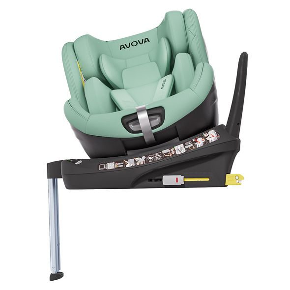 AVOVA SWAN-FIX I-SIZE 2024 LIME GREEN - AUTOSEDAČKY 0-25KG - AUTOSEDAČKY A PŘÍSLUŠENSTVÍ