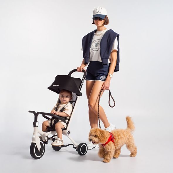 SMARTRIKE WONDER MOONLIGHT OFF WHITE - TŘÍKOLKY ŠLAPACÍ - NOŠENÍ & SPORT