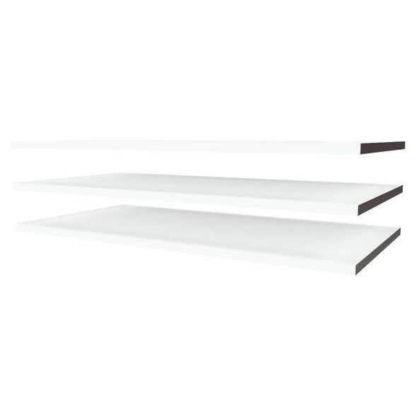 FAKTUM POLIČKY 3 KS K TŘÍDÍLNÉ,DVOUDÍLNÉ SKŘÍNI SIENNA WHITE - DEKORACE A POLIČKY - SPINKÁNÍ