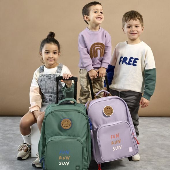 LÄSSIG KIDS TROLLEY LITTLE GANG DARK GREEN - BATOHY A TAŠKY - PRO DĚTI