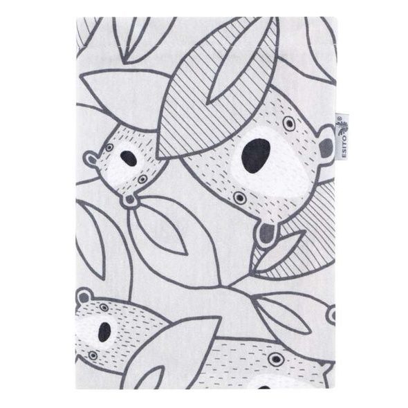 ESITO ŽÍNKA BAVLNA ÚPLET JERSEY BRUMLA ŠEDÁ - ŠEDÁ / 19 X 14 CM - ŽÍNKY A HOUBIČKY - KOUPÁNÍ A ZDRAVÍ