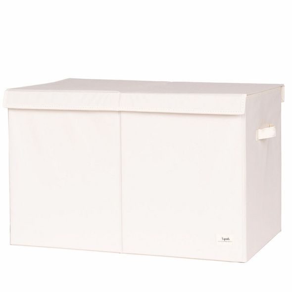 3 SPROUTS TRUHLA NA HRAČKY RECYCLED SOLID/CREAM - BOXY NA HRAČKY - SPINKÁNÍ