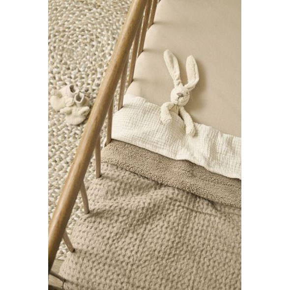 MEYCO DEKA WAFFLE TEDDY FLEECE - TAUPE - DĚTSKÉ DEKY PRO MIMINKA - SPINKÁNÍ