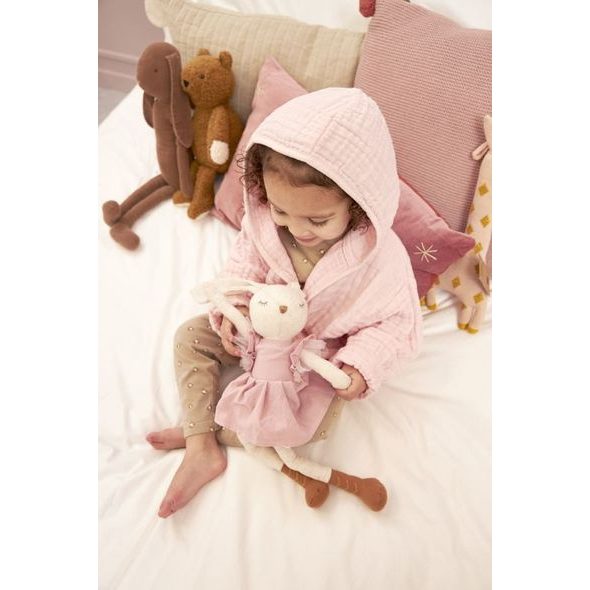 MEYCO MUŠELÍNOVÝ ŽUPÁNEK 98/104 - SOFT PINK - OSUŠKY A DĚTSKÉ ŽUPANY - KOUPÁNÍ A ZDRAVÍ