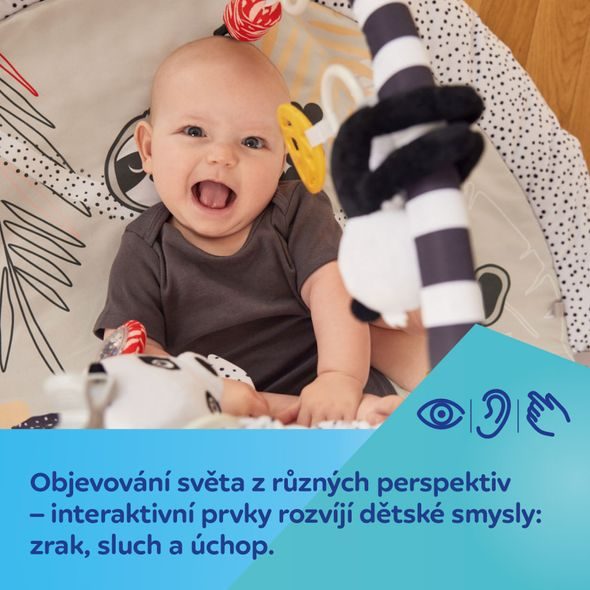 CANPOL BABIES SENZORICKÁ HRACÍ DEKA SE ZRCÁTKEM BABIESBOO - HRACÍ DEKY - PRO DĚTI