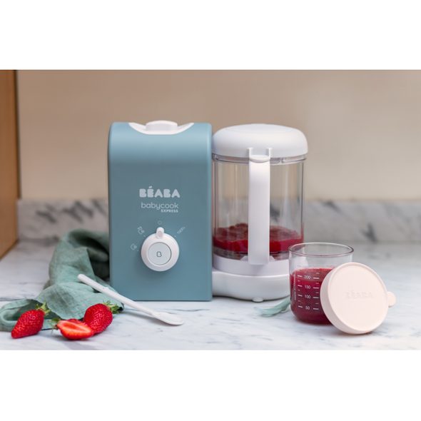 BEABA PARNÍ VAŘIČ + MIXÉR BABYCOOK EXPRESS BALTIC BLUE - KUCHYŇSKÉ PŘÍSTROJE - KRMENÍ
