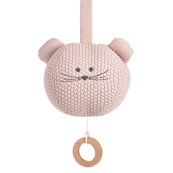 LÄSSIG KNITTED MUSICAL LITTLE CHUMS MOUSE - HRACÍ SKŘÍŇKY - PRO DĚTI