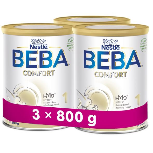 BEBA 3X COMFORT 1 5HMO (800G) - KOJENECKÁ MLÉKA - KRMENÍ