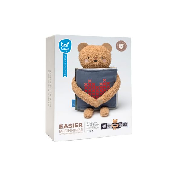 TAF TOYS MEDVÍDEK PLYŠOVÝ S KNÍŽKOU SNUGGLE BEAR - PLYŠOVÁ ZVÍŘATA - PRO DĚTI