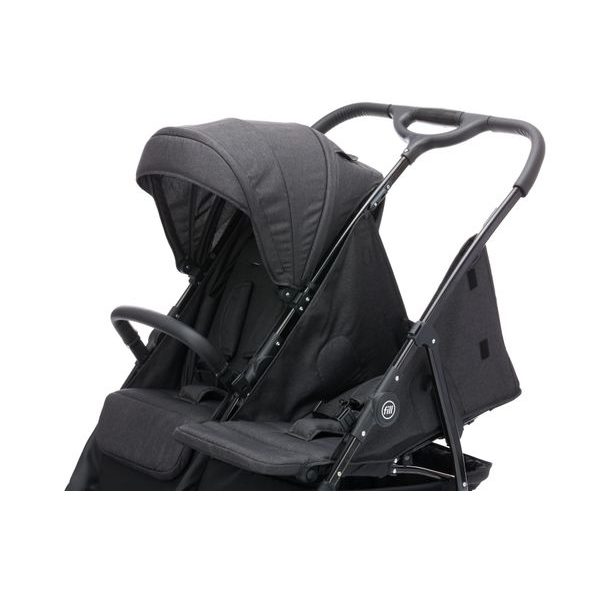 FILLIKID KOČÁREK PRO DVOJČATA DUO BLACK MELANGE - KOČÁRKY PRO DVOJČATA - KOČÁRKY A PŘÍSLUŠENSTVÍ