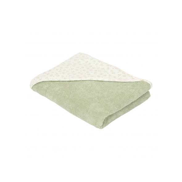 LITTLE DUTCH OSUŠKA S KAPUCÍ 75X75 CM BLUEBERRY LEAVES - OSUŠKY A DĚTSKÉ ŽUPANY - KOUPÁNÍ A ZDRAVÍ