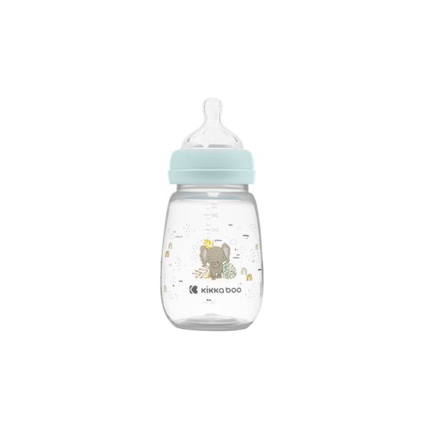 KIKKABOO KOJENECKÁ LÁHEV 260ML 3M+ SAVANNA MINT - KOJENECKÉ LAHVE - KRMENÍ