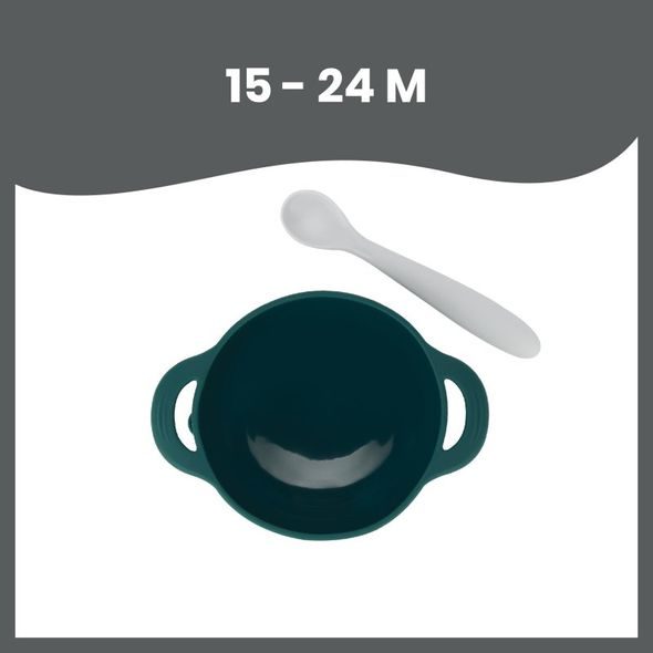 BABYMOOV SILIKONOVÁ MISKA S PŘÍSAVKOU A LŽIČKOU TAST´ISY KIT - MISKY, TALÍŘKY A PODLOŽKY - KRMENÍ