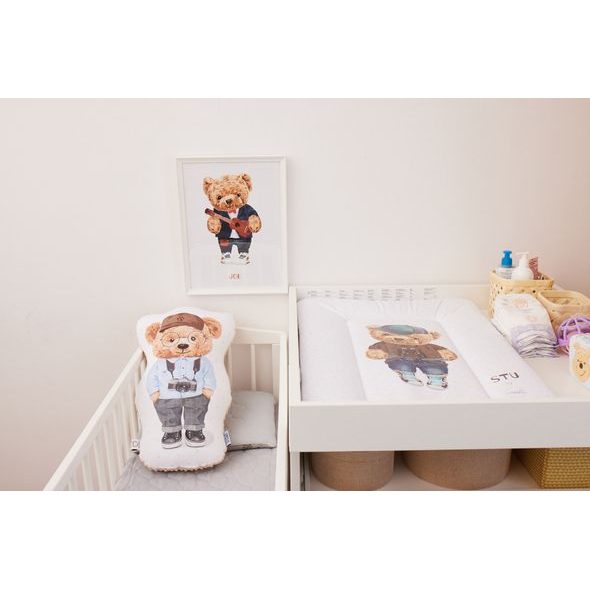 CEBA BABY PŘEBALOVACÍ PODLOŽKA NA KOMODU 50X70 FLUFFY PUFFY - PŘEBALOVACÍ PODLOŽKY - PŘEBALOVÁNÍ