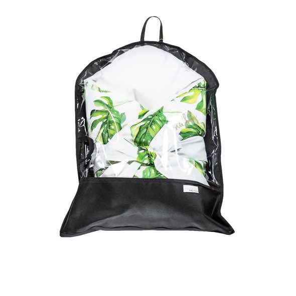 ENIE BABY PÉŘOVÁ ZAVINOVAČKA SATINE TROPICAL LEAVES 80X80 CM - ZAVINOVAČKY - SPINKÁNÍ