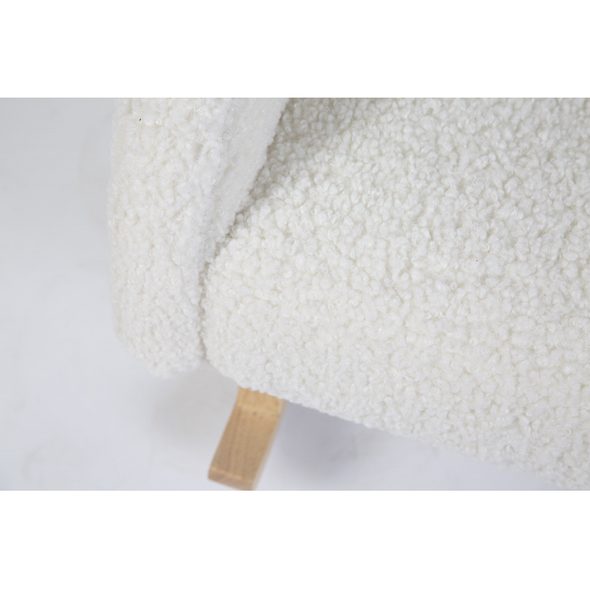 CHILDHOME KŘESLO DĚTSKÉ HOUPACÍ TEDDY OFF WHITE - KŘESÍLKA - SPINKÁNÍ