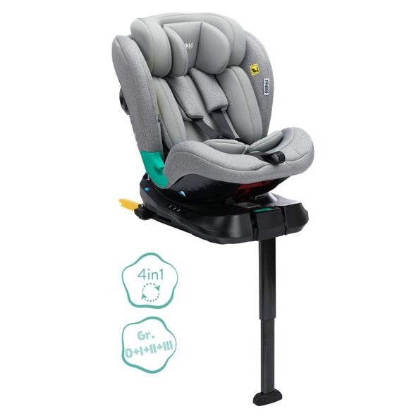 LUCA 360° GREY-GREY - AUTOSEDAČKY 9-25KG - AUTOSEDAČKY A PŘÍSLUŠENSTVÍ