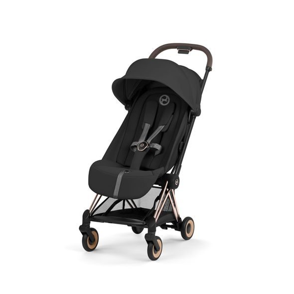 CYBEX COYA COMFORT ROSEGOLD + SKLÁDACÍ KORBA SEPIA BLACK - KOČÁRKY DO LETADLA - KOČÁRKY A PŘÍSLUŠENSTVÍ