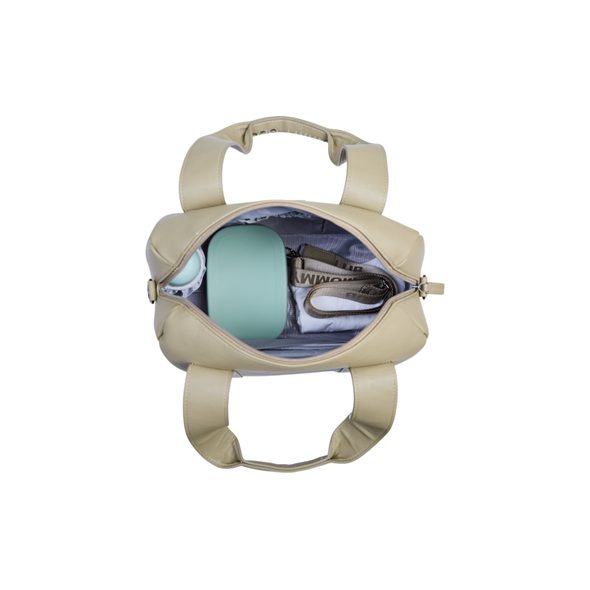 CHILDHOME PŘEBALOVACÍ TAŠKA MOMMY CLUB SIGNATURE VEGAN LEATHER GREEN - PŘEBALOVACÍ TAŠKY - KOČÁRKY A PŘÍSLUŠENSTVÍ