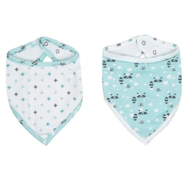 LUMA BANDANA SLINTÁČEK RACOON MINT 2KS - BRYNDÁKY - KRMENÍ