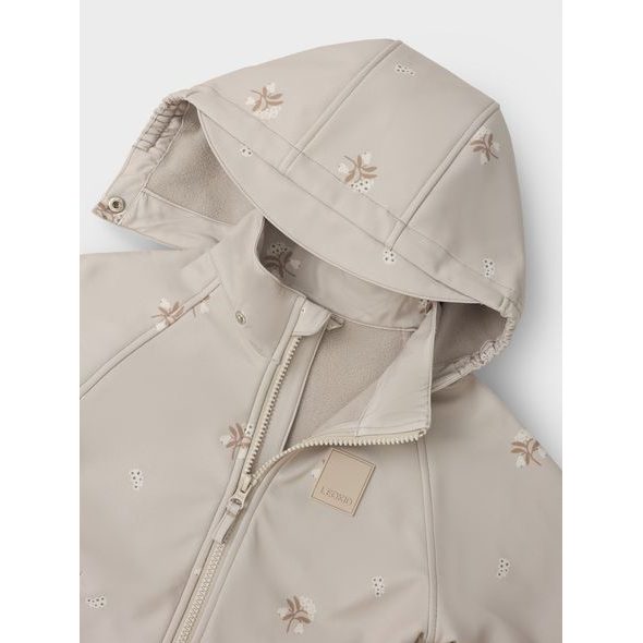 LEOKID SOFTSHELLOVÁ BUNDA LAKE SILVER CLOUD FLOWER VEL. 92 - BUNDY - PRO DĚTI