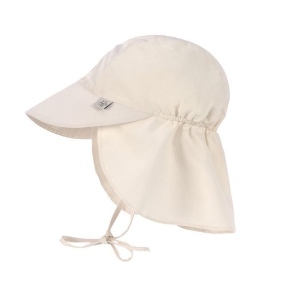 LÄSSIG SPLASH SUN PROTECTION FLAP HAT MILKY 19-36M - ČEPIČKY A KLOBOUČKY - PRO DĚTI