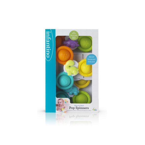 INFANTINO SPINNER DO KOUPELE POP SPINNERS 3 KS - AKTIVNÍ HRAČKY - PRO DĚTI