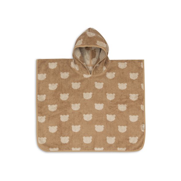 JOLLEIN OSUŠKA PONČO FROTÉ JACQUARD TEDDY BEAR - OSUŠKY A DĚTSKÉ ŽUPANY - KOUPÁNÍ A ZDRAVÍ