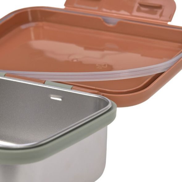 LÄSSIG LUNCHBOX STAINLESS STEEL HAPPY PRINTS CARAMEL - KRABIČKY NA SVAČINU - KRMENÍ