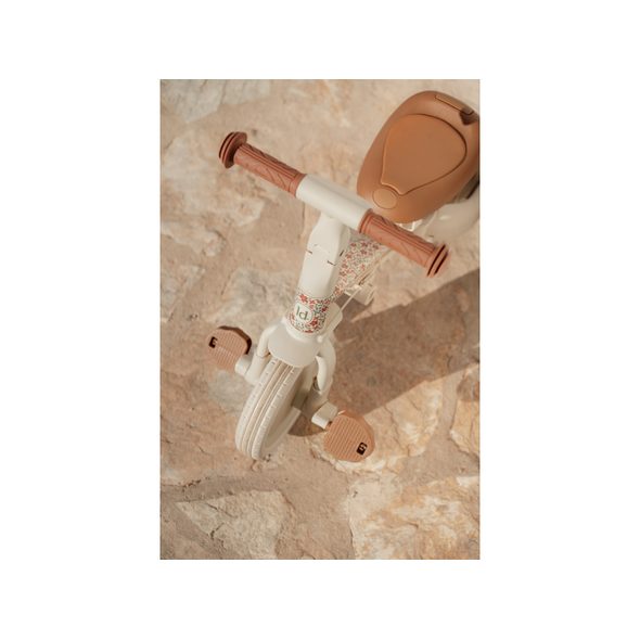 LITTLE DUTCH TŘÍKOLKA 4V1 OFF WHITE - TŘÍKOLKY ŠLAPACÍ - NOŠENÍ & SPORT