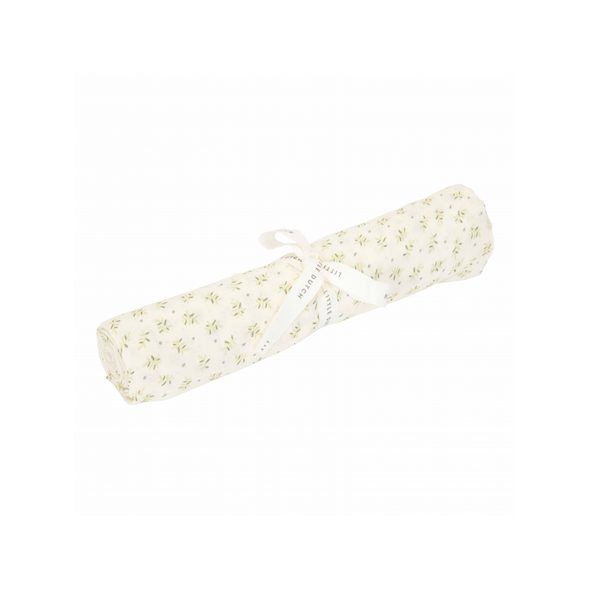 LITTLE DUTCH PLENA ZAVINOVACÍ 120X120 CM BLUEBERRY LEAVES - ZAVINOVACÍ PLENY / OSUŠKY VELKÉ - PŘEBALOVÁNÍ