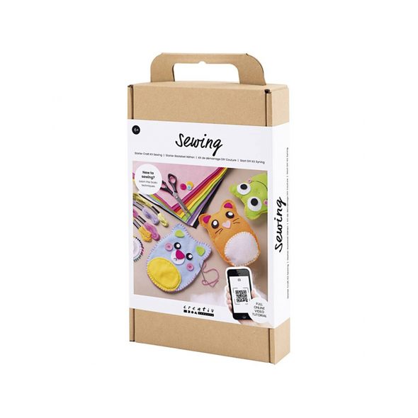 CREATIV COMPANY KREATIVNÍ SADA PRVNÍ ŠITÍ - VÝTVARNÉ POMŮCKY A HRAČKY - PRO DĚTI