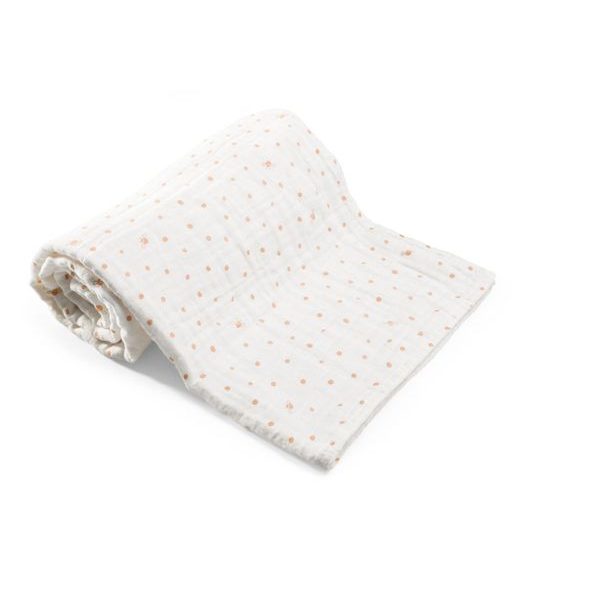 STOKKE® MUŠELÍNOVÁ DEKA ORGANIC COTTON 100X100CM - DĚTSKÉ DEKY PRO MIMINKA - SPINKÁNÍ