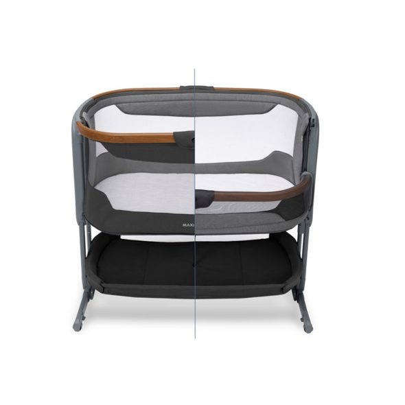MAXI-COSI IORA PRO POSTÝLKA ELEGANCE GRAPHITE - K RODIČOVSKÉ POSTELI - SPINKÁNÍ