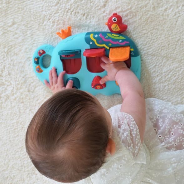 BO JUNGLE HUDEBNÍ SLONÍK ELLIE 18M+ - HRAČKY SE ZVUKY - PRO DĚTI