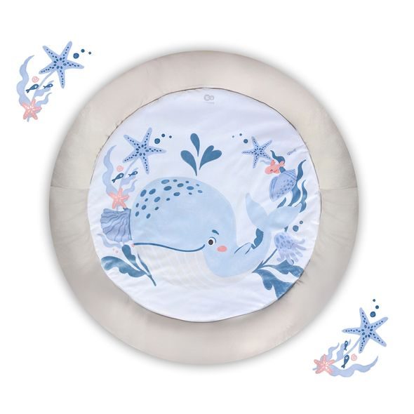 KINDERKRAFT DEKA HRACÍ S HRAZDIČKOU COZYPLAY NORDIC BREEZE - HRACÍ DEKY - PRO DĚTI