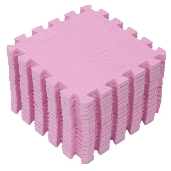 RIALTO BABY HRACÍ PODLOŽKA PUZZLE PINK 120X120CM - HRACÍ PODLOŽKY NA ZEM - SPINKÁNÍ