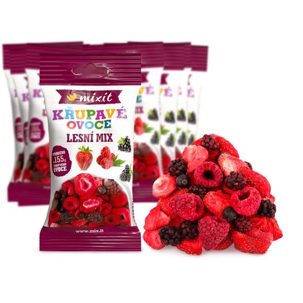 KŘUPAVÉ OVOCE DO KAPSY - LESNÍ MIX - SLADKÉ ZOBÁNÍ - PRO MAMINKY
