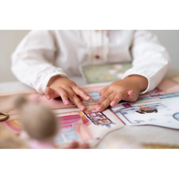 LITTLE DUTCH KNÍŽKA SE SAMOLEPKAMI DŮM ROSA - LITTLE DUTCH - PRO DĚTI