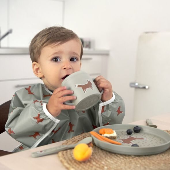 LÄSSIG SIPPY CUP PP/CELLULOSE LITTLE FOREST FOX - DĚTSKÉ HRNEČKY - KRMENÍ