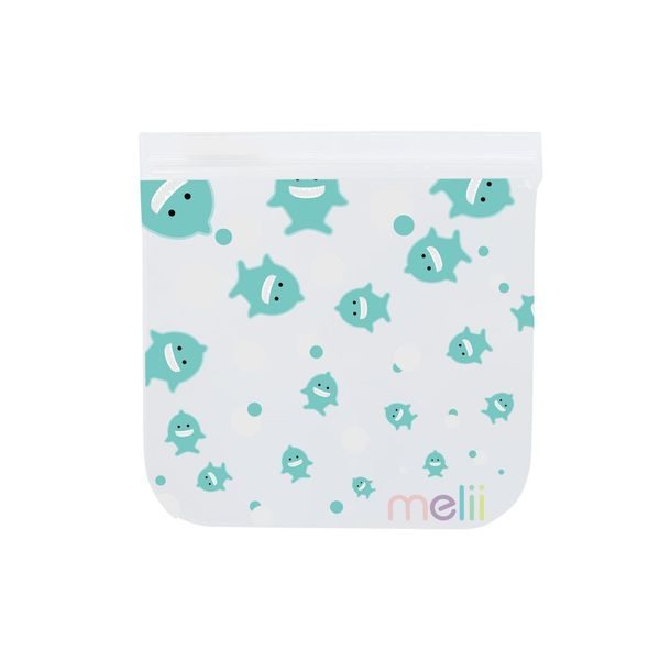 MELII OPAKOVATELNĚ POUŽITELNÉ SÁČKY NA SVAČINU 4KS - BULDOČEK, ŽRALOK - KRABIČKY NA SVAČINU - KRMENÍ