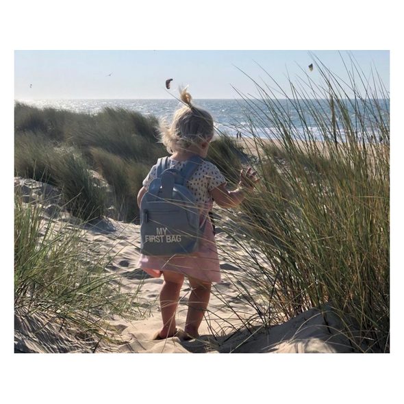 CHILDHOME DĚTSKÝ BATOH MY FIRST BAG GREY - BATOHY A TAŠKY - PRO DĚTI