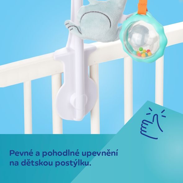 CANPOL BABIES PLYŠOVÝ KOLOTOČ S MELODIEMI FOX - KOLOTOČE NA POSTÝLKU - PRO DĚTI